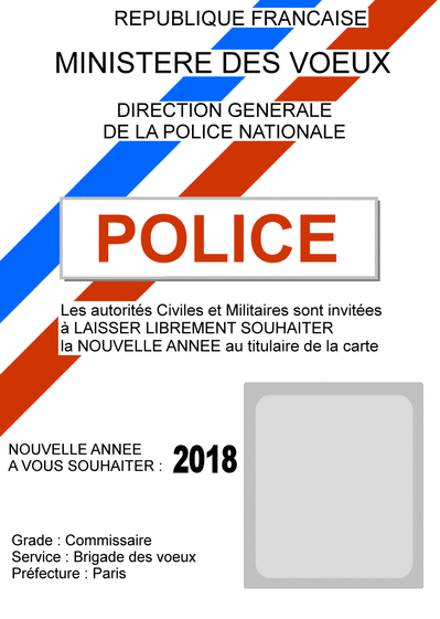 Carte de voeux humour 2019, envoyer cette carte la 